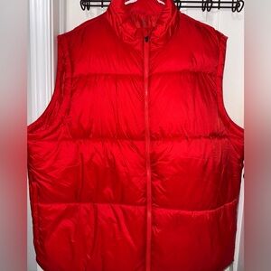 Xersion Men's Bright Red Puffer Vest XXL